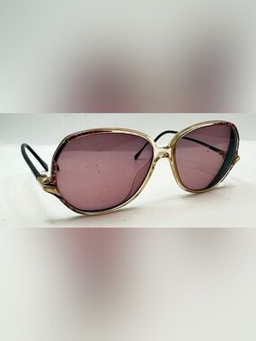Vintage Silhouette M1813 Purple Translucent Oval Sunglasses Frames Only Austria